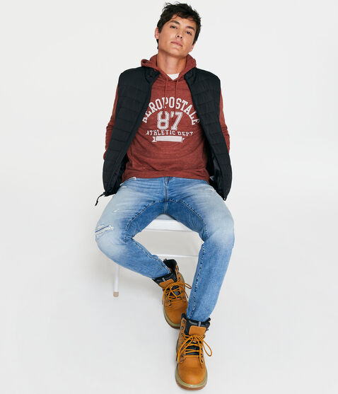 Aeropostale Athletic Dept Thermal Pullover Hoodie Aeropostale Athletic Dept Thermal Pullover Hoodie