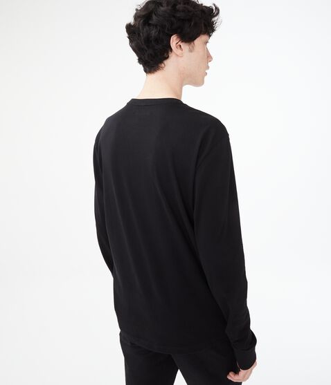 Long Sleeve Stacked New York Graphic Tee Long Sleeve Stacked New York Graphic Tee
