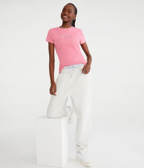 Aero Rhinestone Butterfly Graphic Tee
