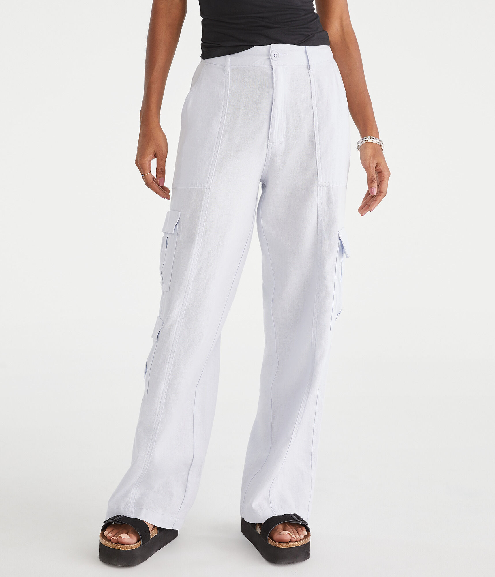 パンツ Alaia Pantalone Cargo In Cotone ALAÏA BEIGE ROUND CARGO PANTS |ALAÏA US