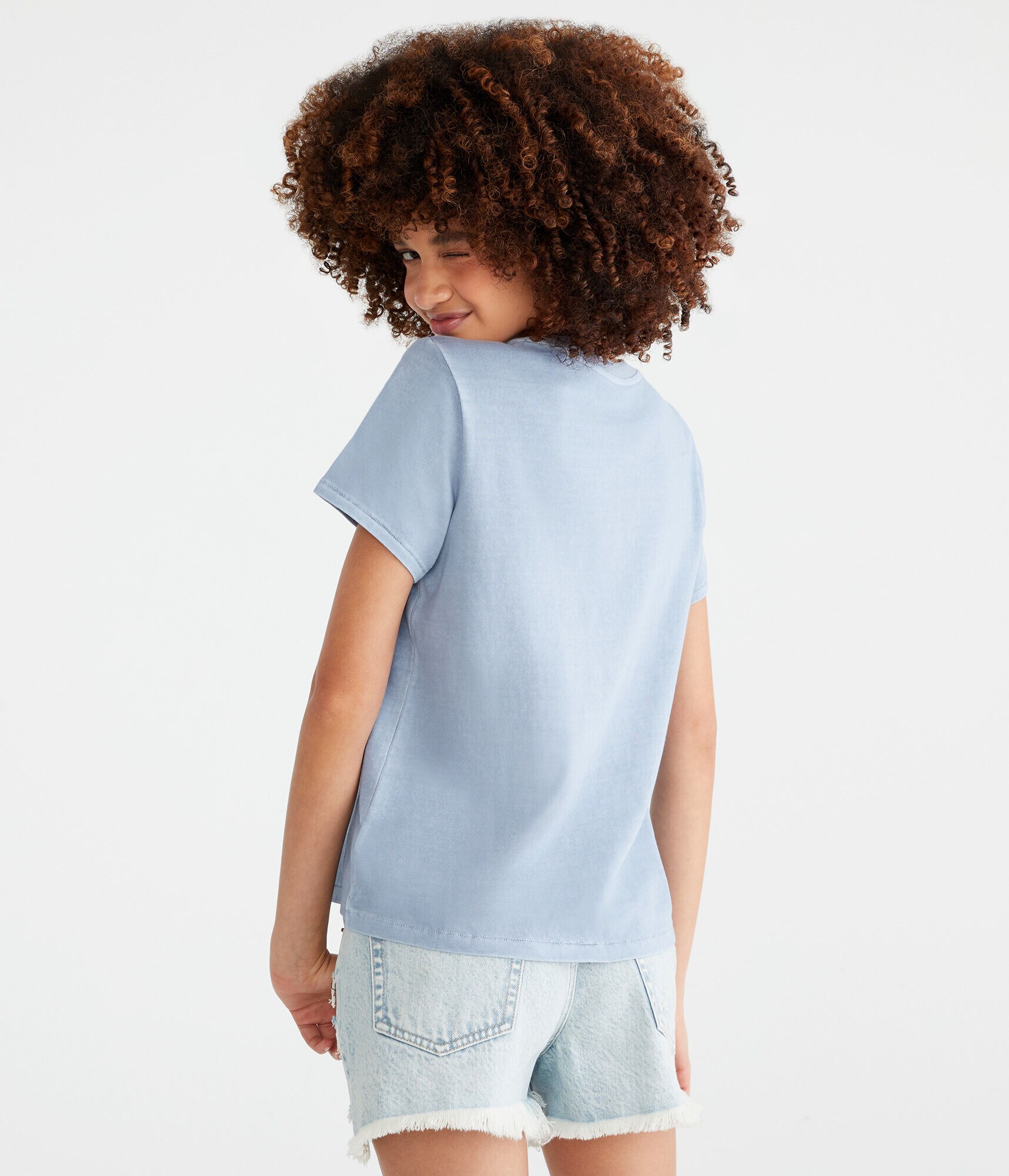 Washed Vintage Fit Crew Tee