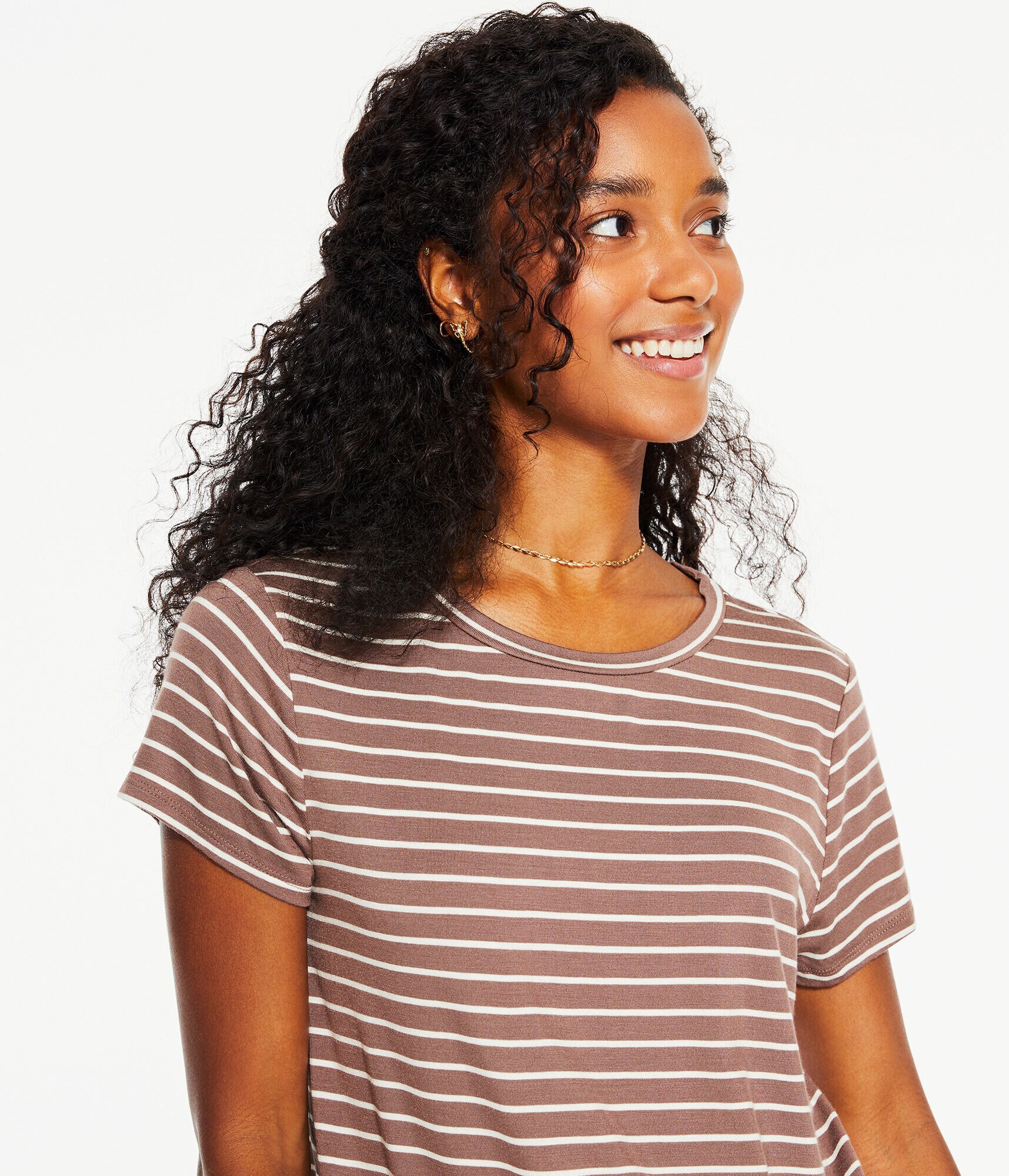 Seriously Soft Striped Crew Tee