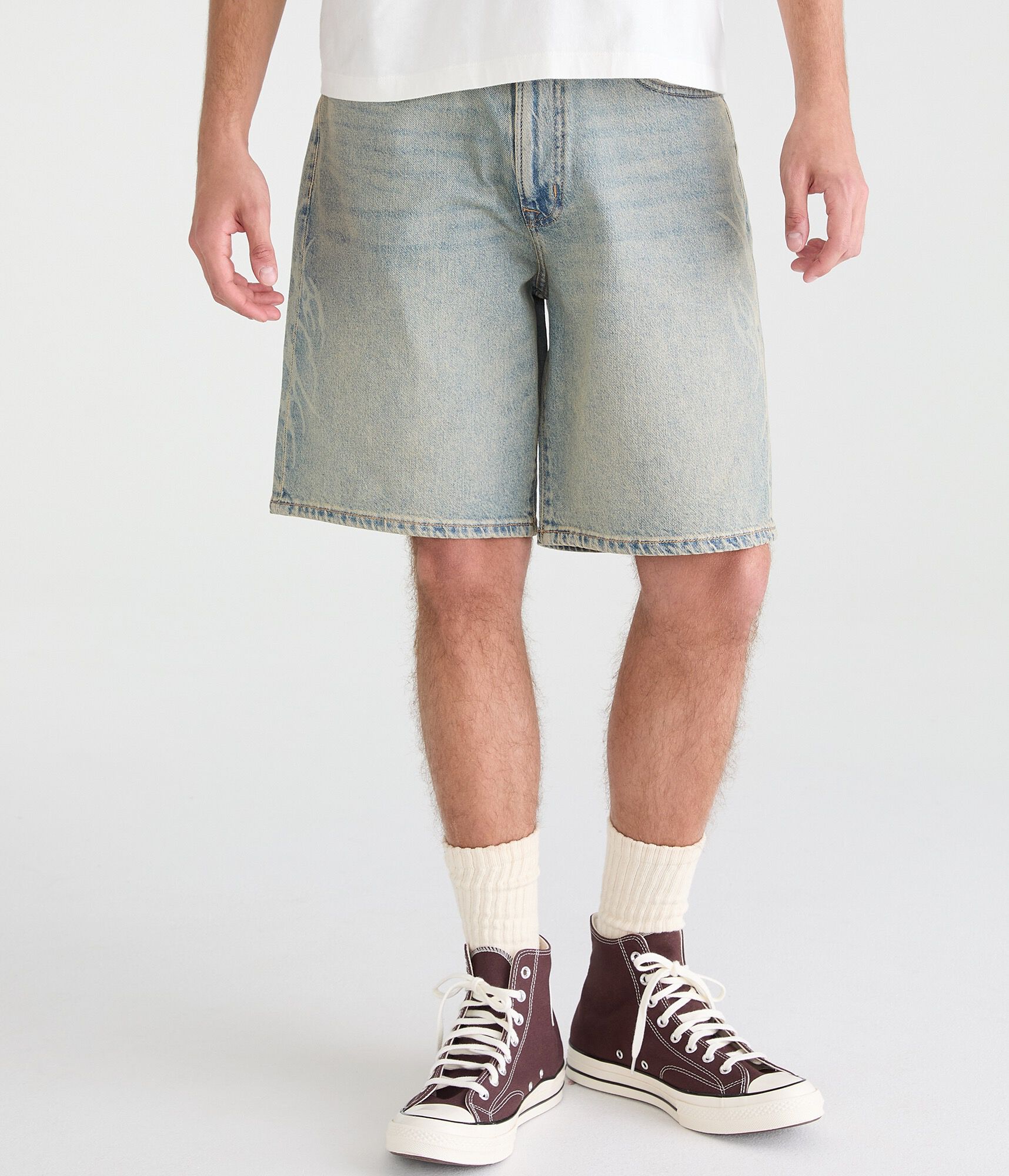 Baggy Denim Shorts 9"