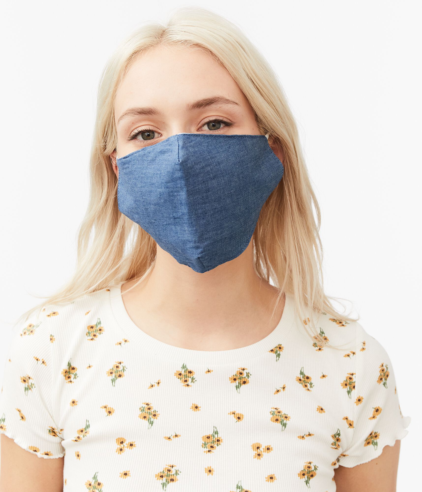 Final Sale - Tie-Dye &amp; Denim Mask 2-Pack