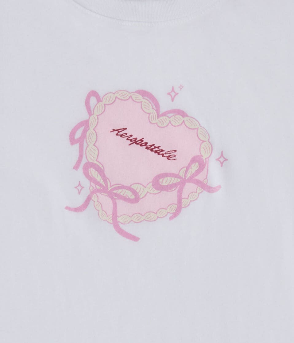 Aeropostale Heart Cake Graphic Tee