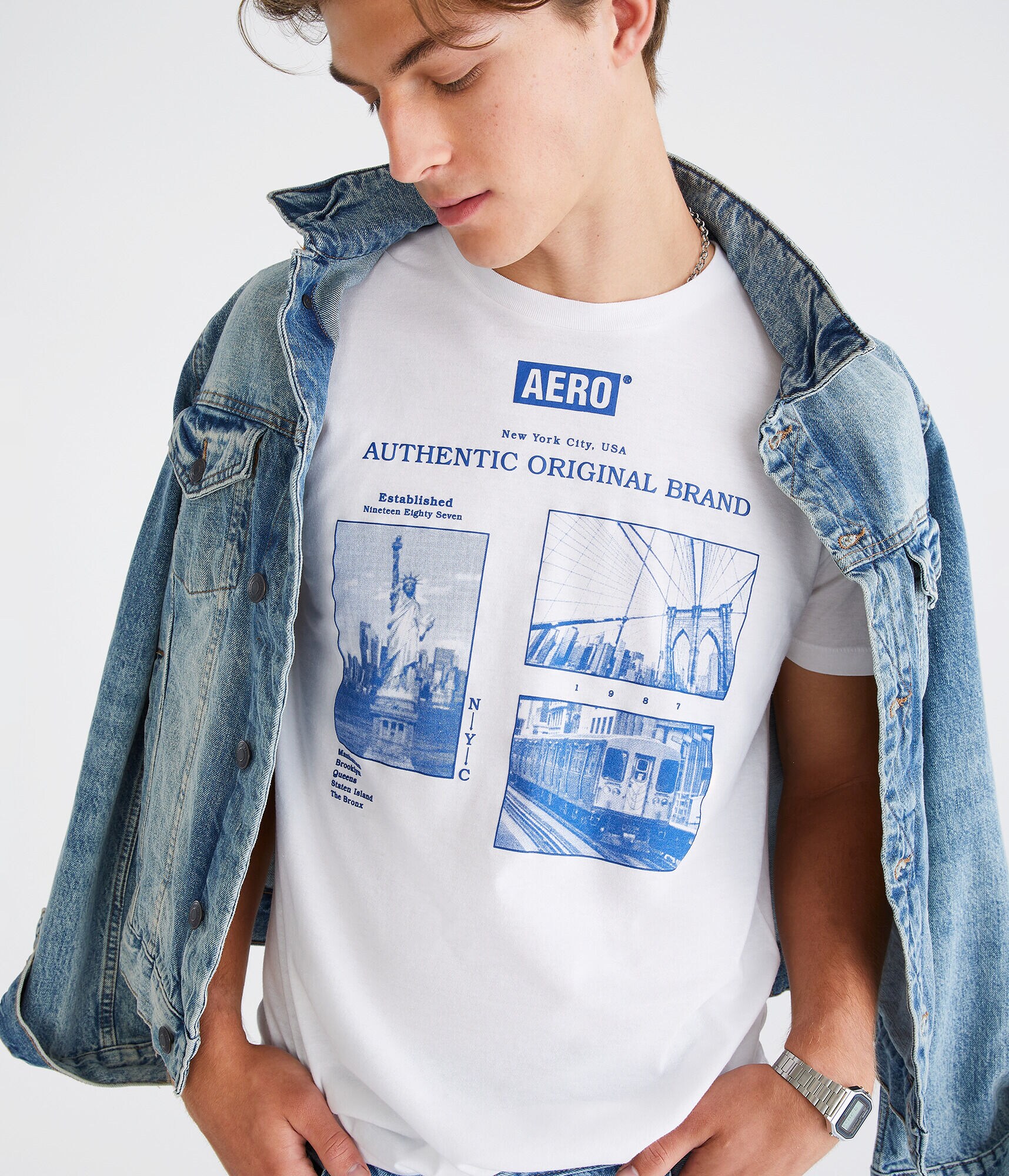 Aero NYC City Scenes Graphic Tee