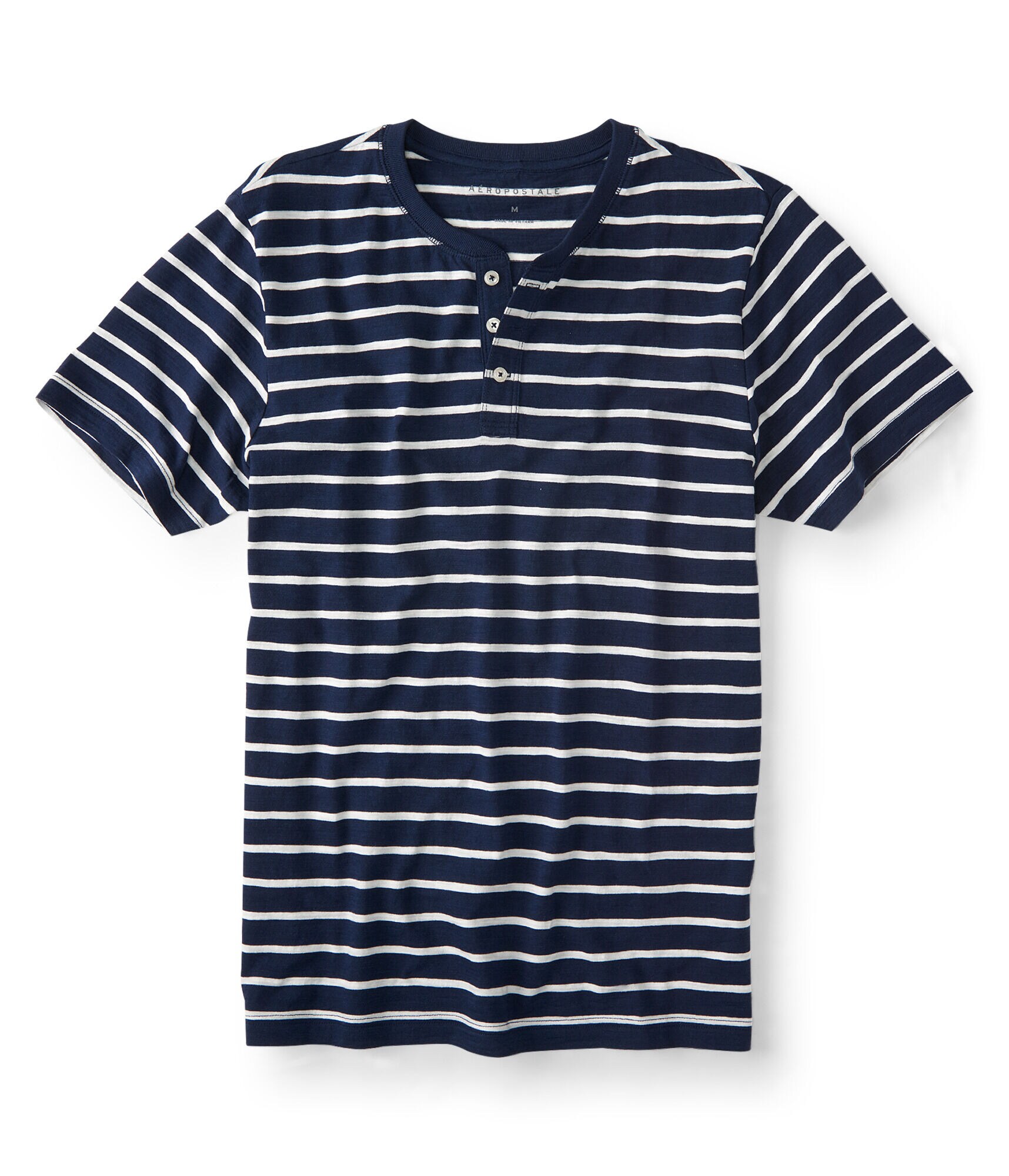 Striped Slub Henley