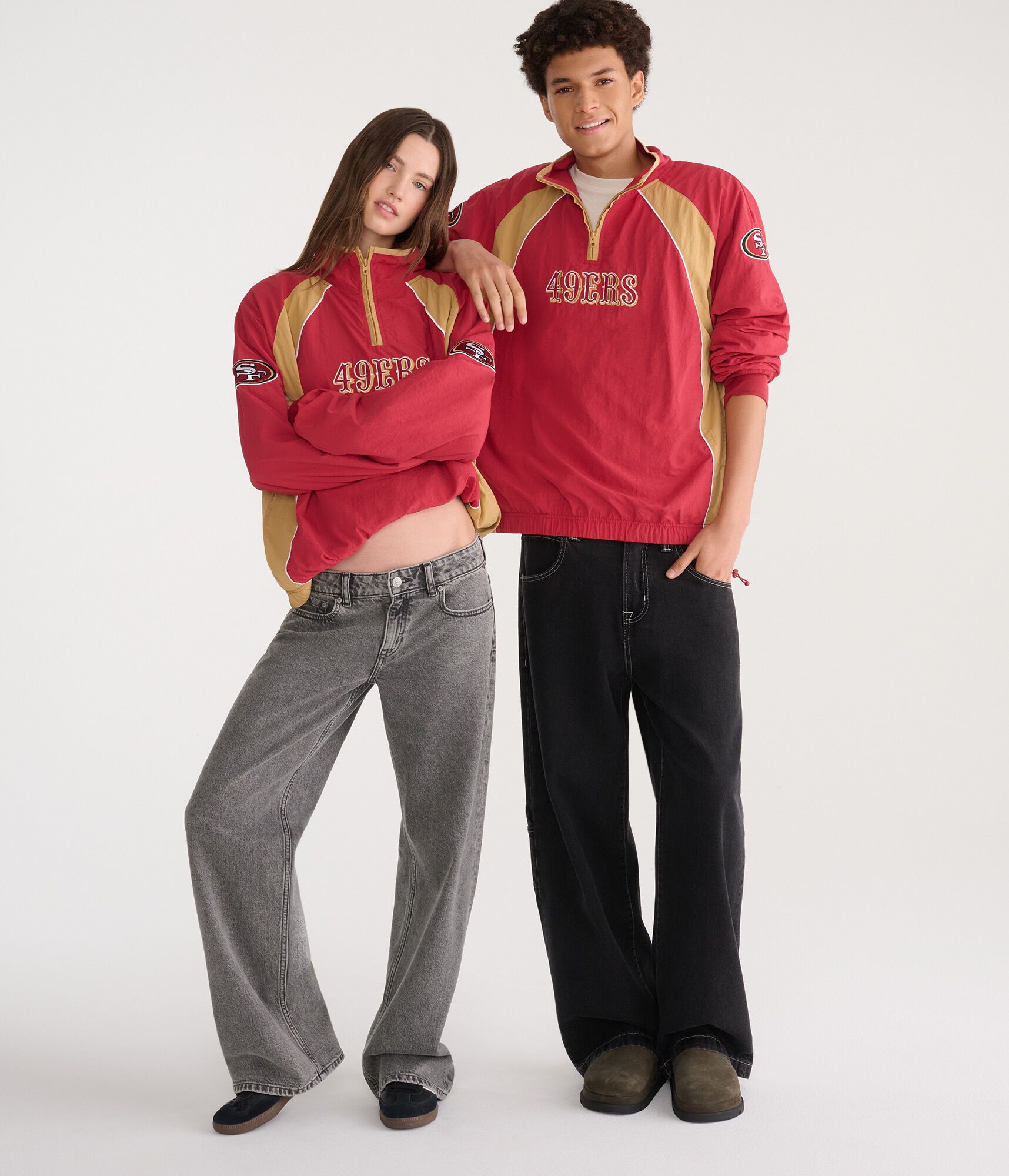 San Francisco 49ers Quarter-Zip Track Jacket