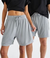Essentials Solid Mesh Shorts 6"