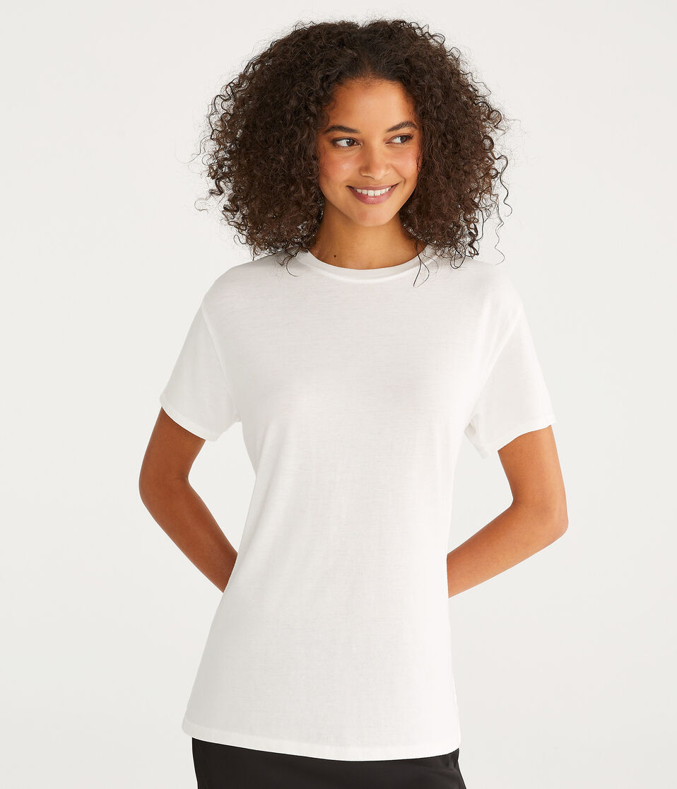 Washed Loose Fit Crew Tee