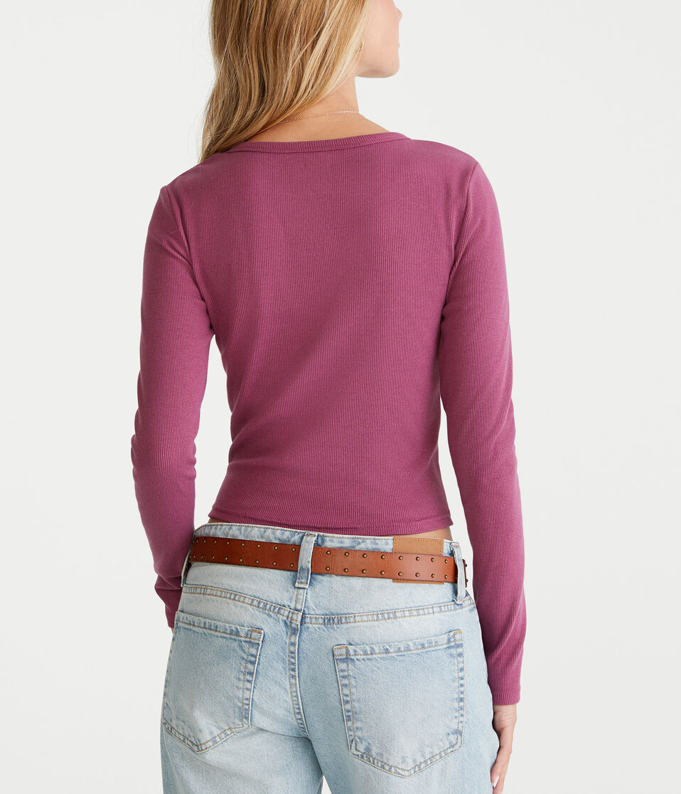 Peanuts® | Aéropostale Long Sleeve Woodstock 1950 Baby Tee