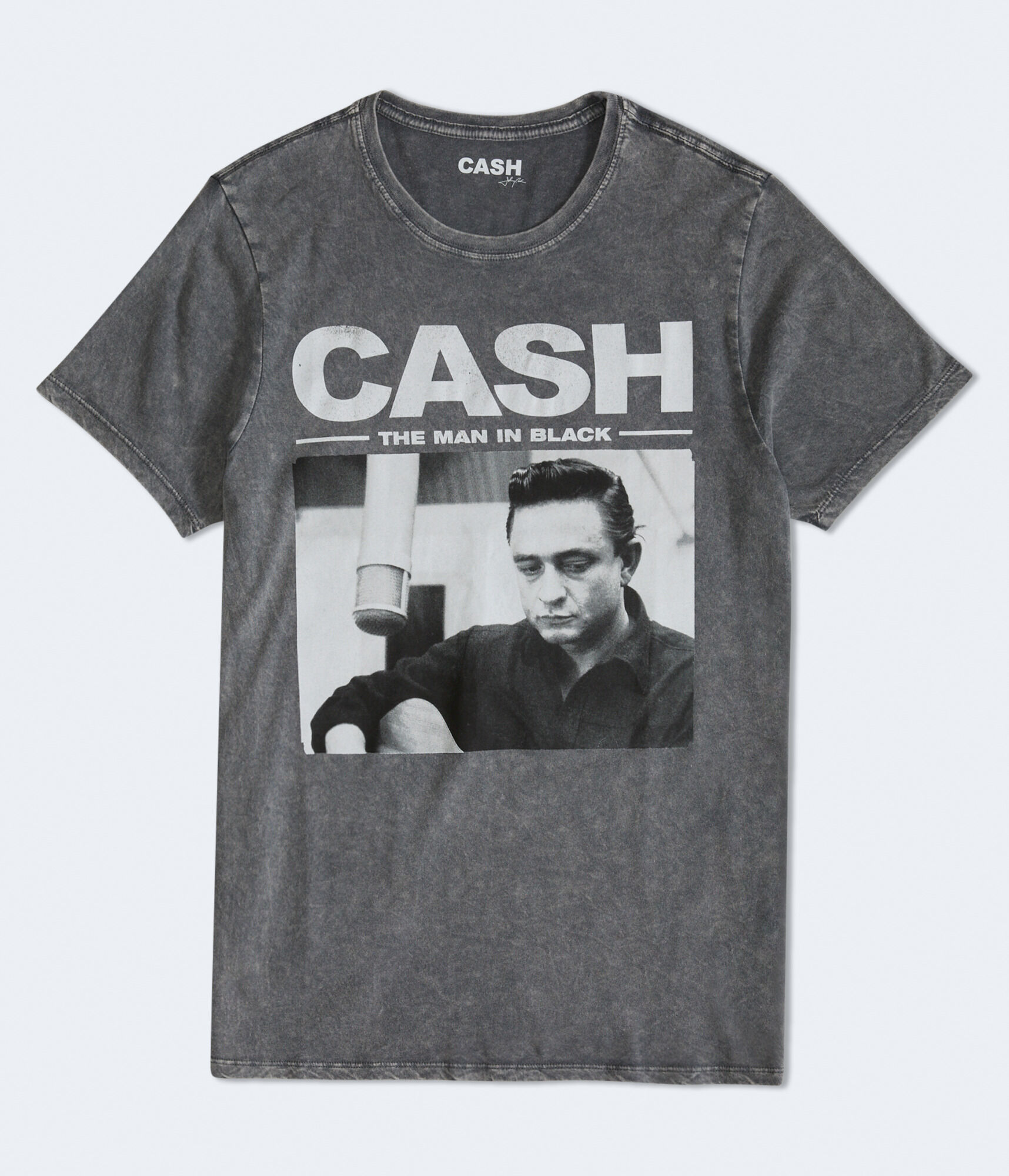 Johnny Cash The Man In Black Relaxed Graphic Tee
