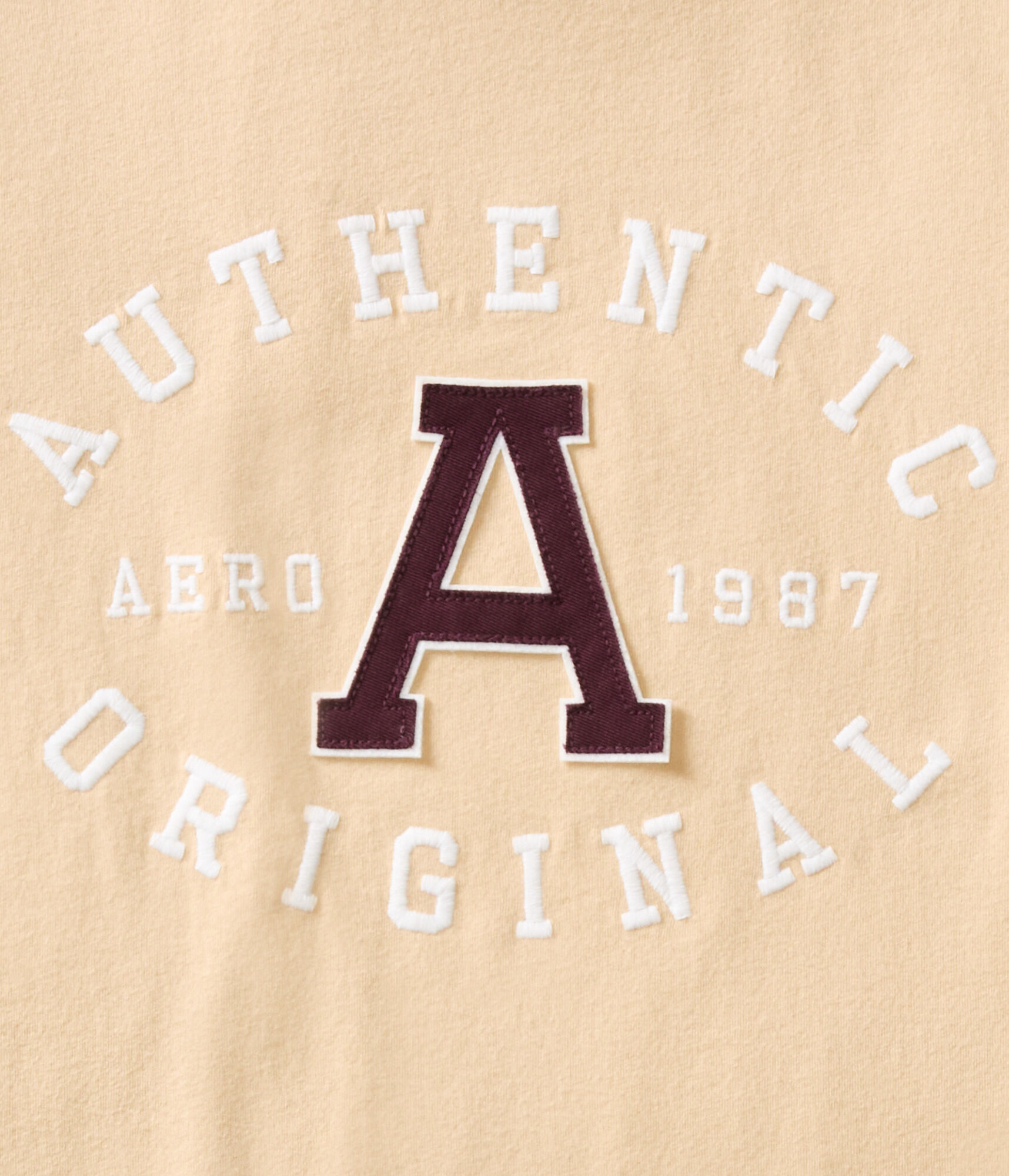 Aero Authentic Oval Appliqu&eacute; Graphic Tee