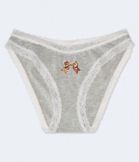 Bow Graphic High-Cut Bikini Bow Graphic High-Cut Bikini