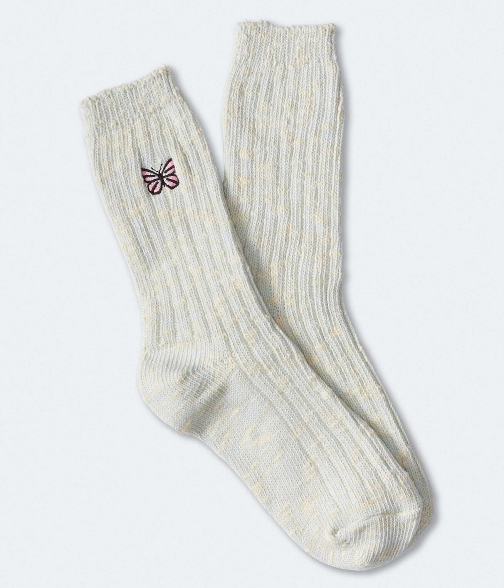 Butterfly Crew Socks