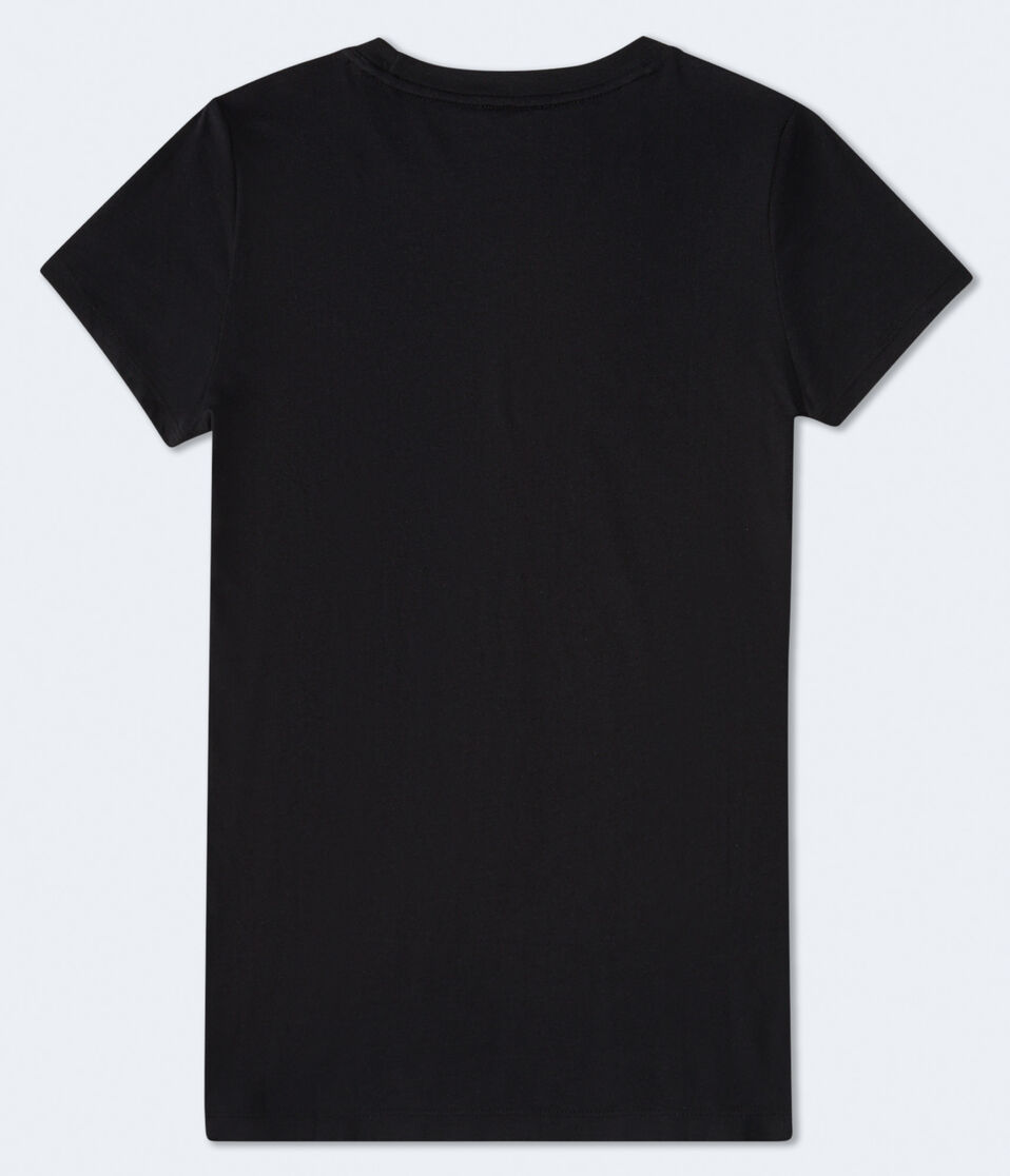 Aeropostale Butterfly Appliqué Graphic Tee