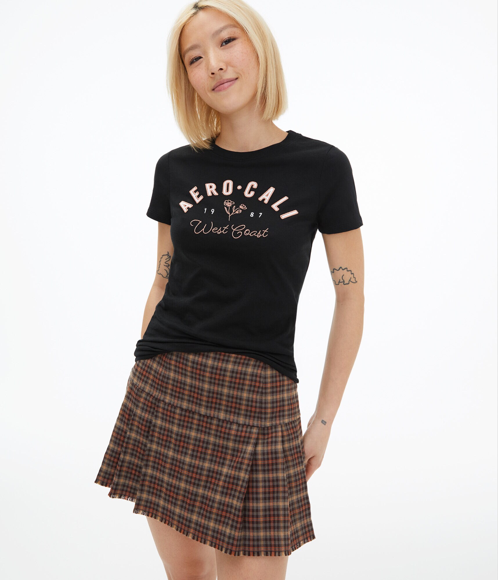 Aero Cali West Coast Appliqu&eacute; Graphic Tee