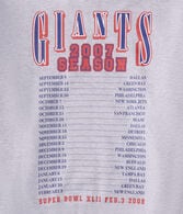 New York Giants 2007 Season Pullover Hoodie