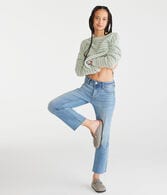 Mid-Rise Kick Flare Jean