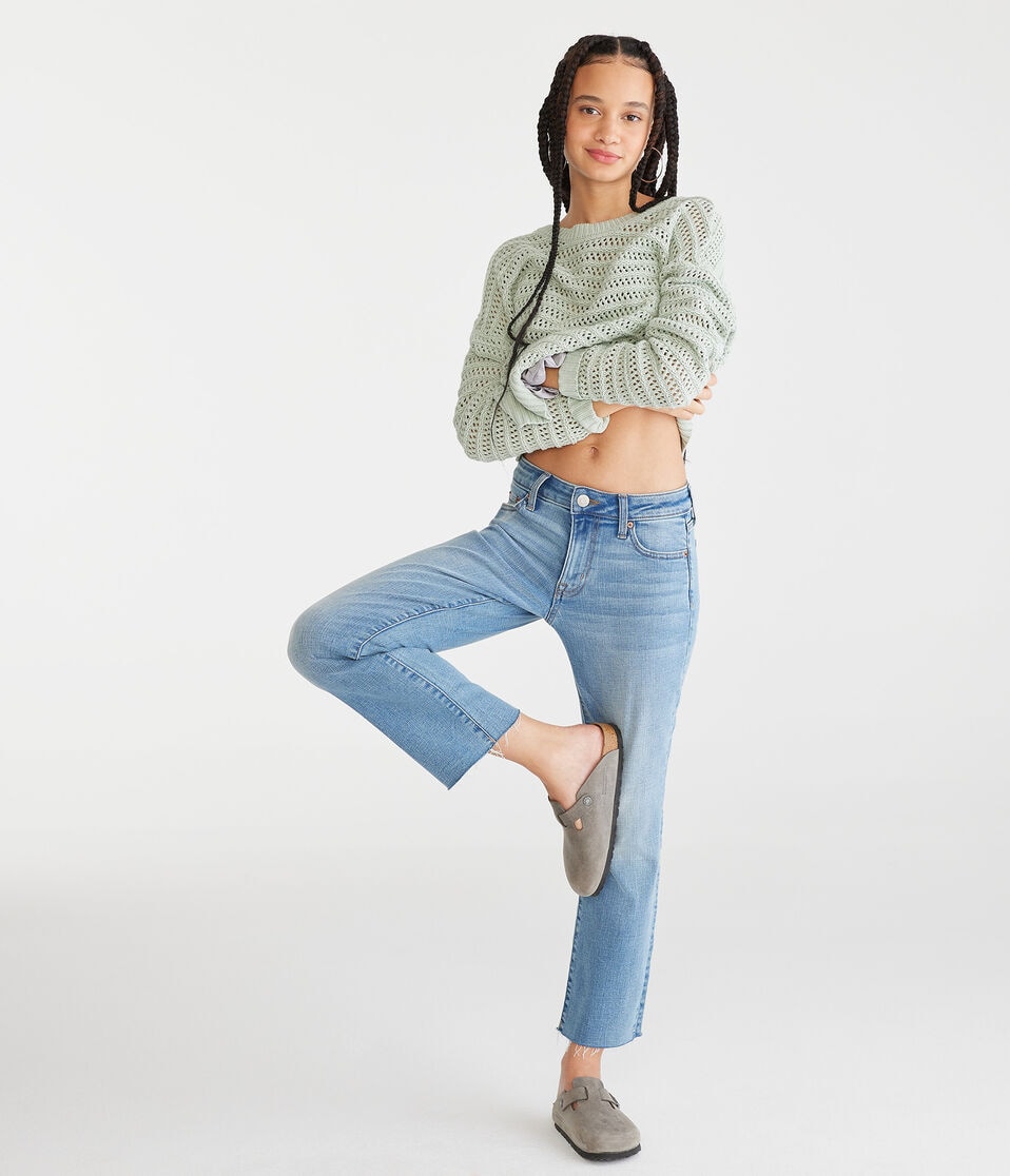 Mid-Rise Kick Flare Jean