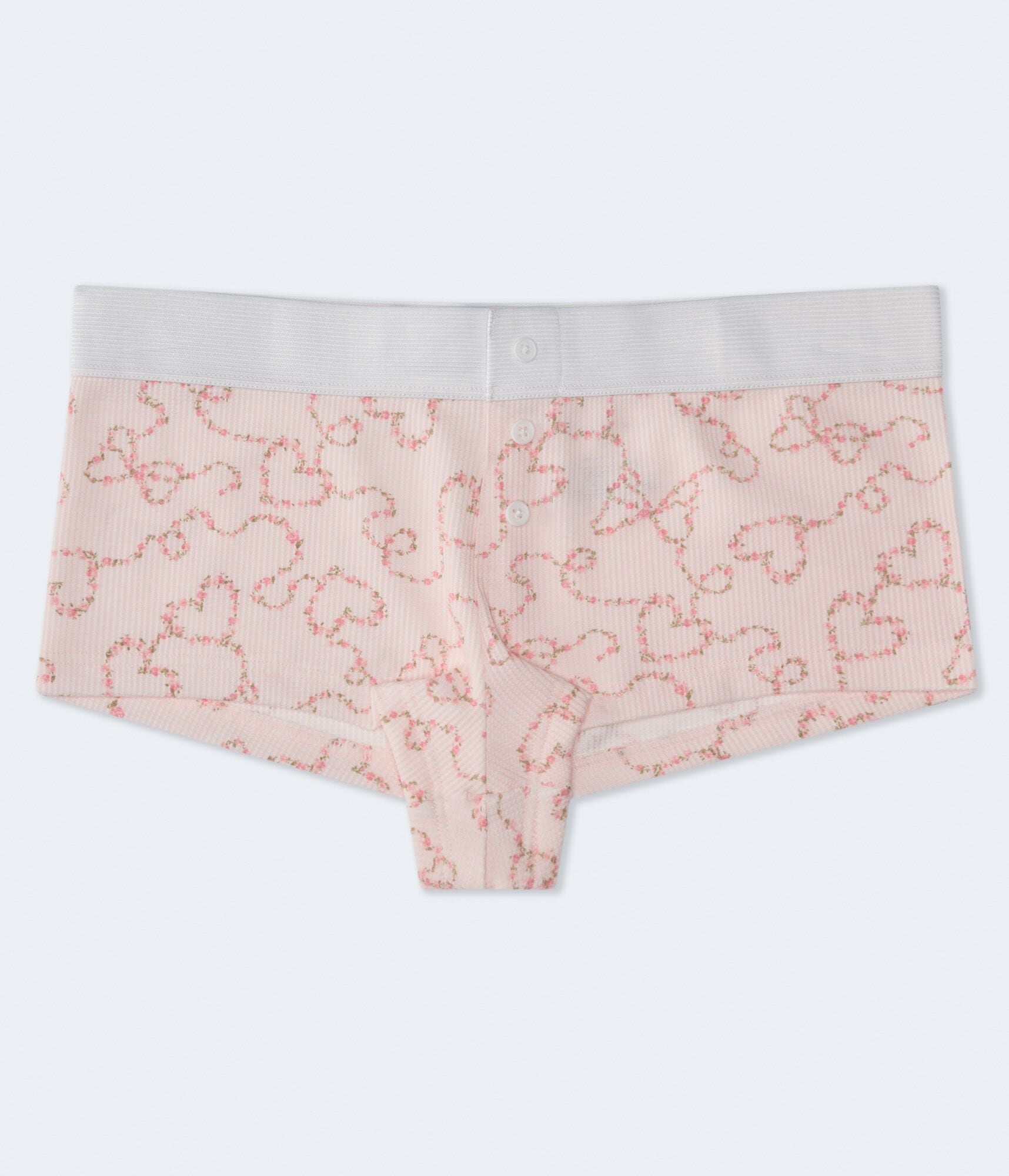 Floral Hearts Mini Boxer