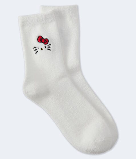 Hello Kitty Fuzzy Crew Socks Hello Kitty Fuzzy Crew Socks