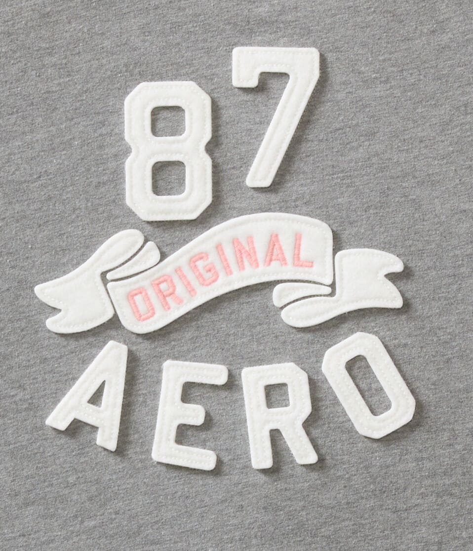 Aero 87 Banner Appliqué Graphic Tee