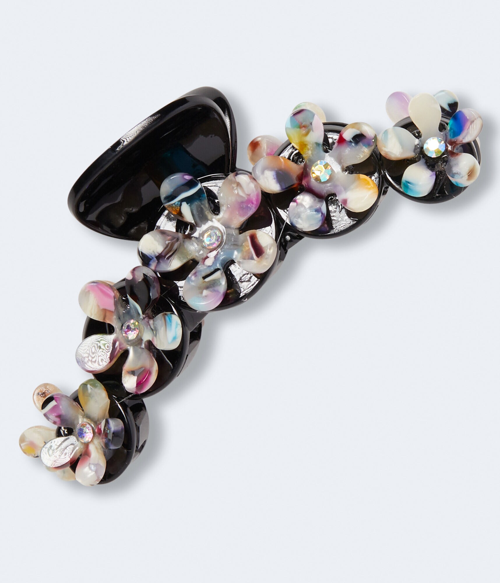 Resin Flower Claw Hair Clip