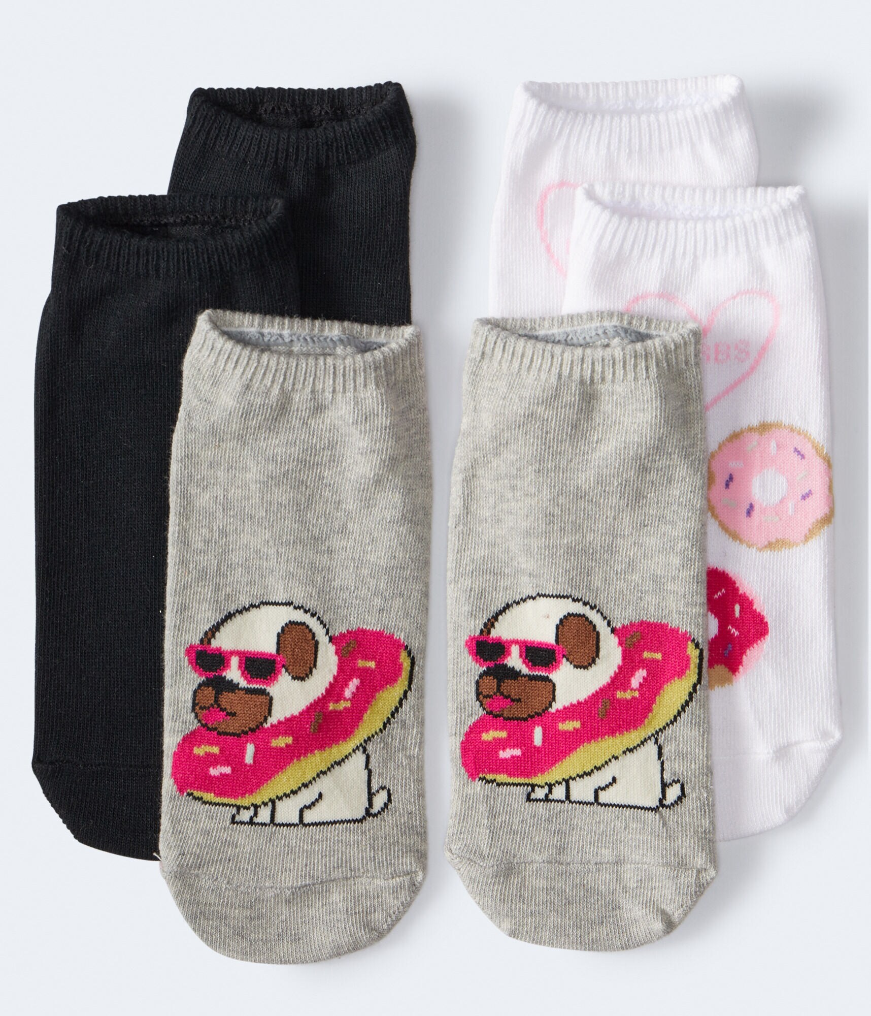Donut Dog Ankle Sock 3-Pack***