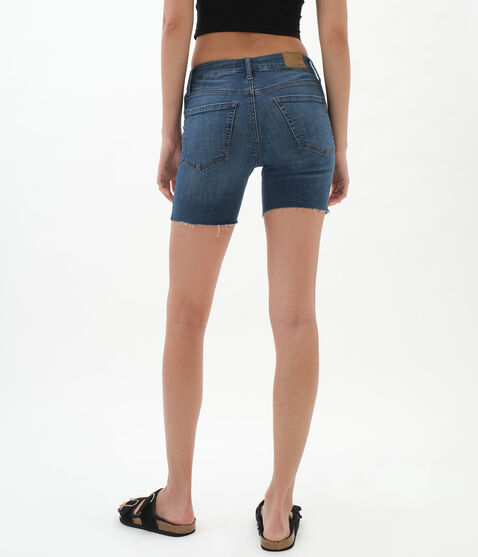 Premium Seriously Stretchy Mid-Rise Denim Bermuda Shorts Premium Seriously Stretchy Mid-Rise Denim Bermuda Shorts