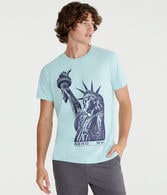 Aero NYC Statue Of Liberty Graphic Tee