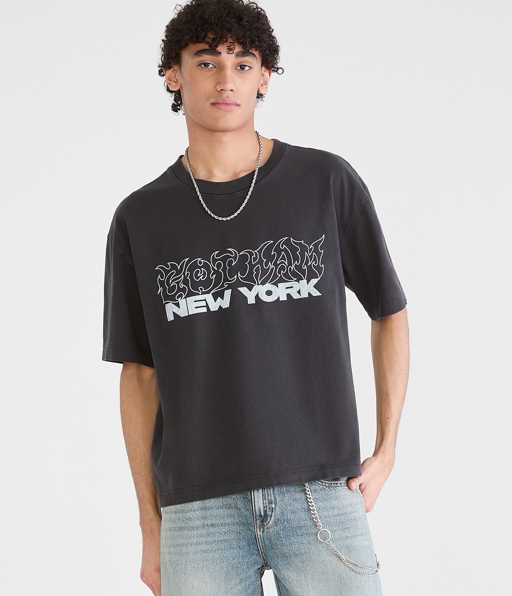 Gotham New York Boxy Graphic Tee