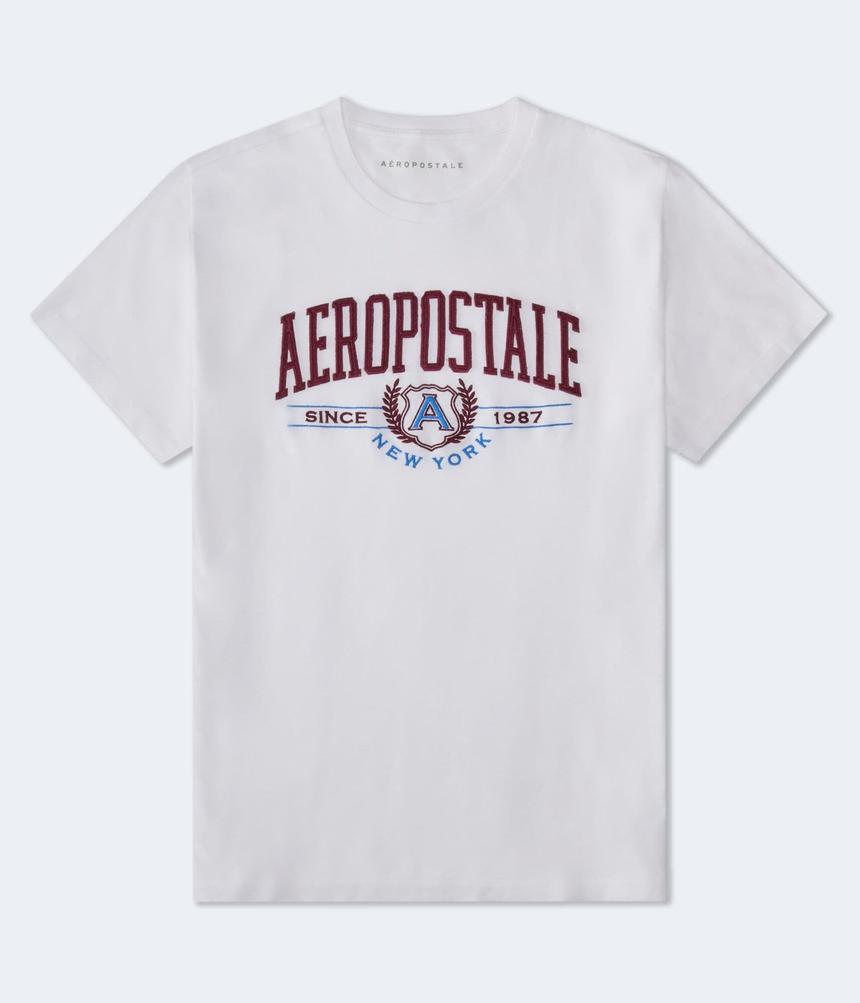 Aeropostale Laurel Logo Appliqu&amp;eacute; Graphic Tee