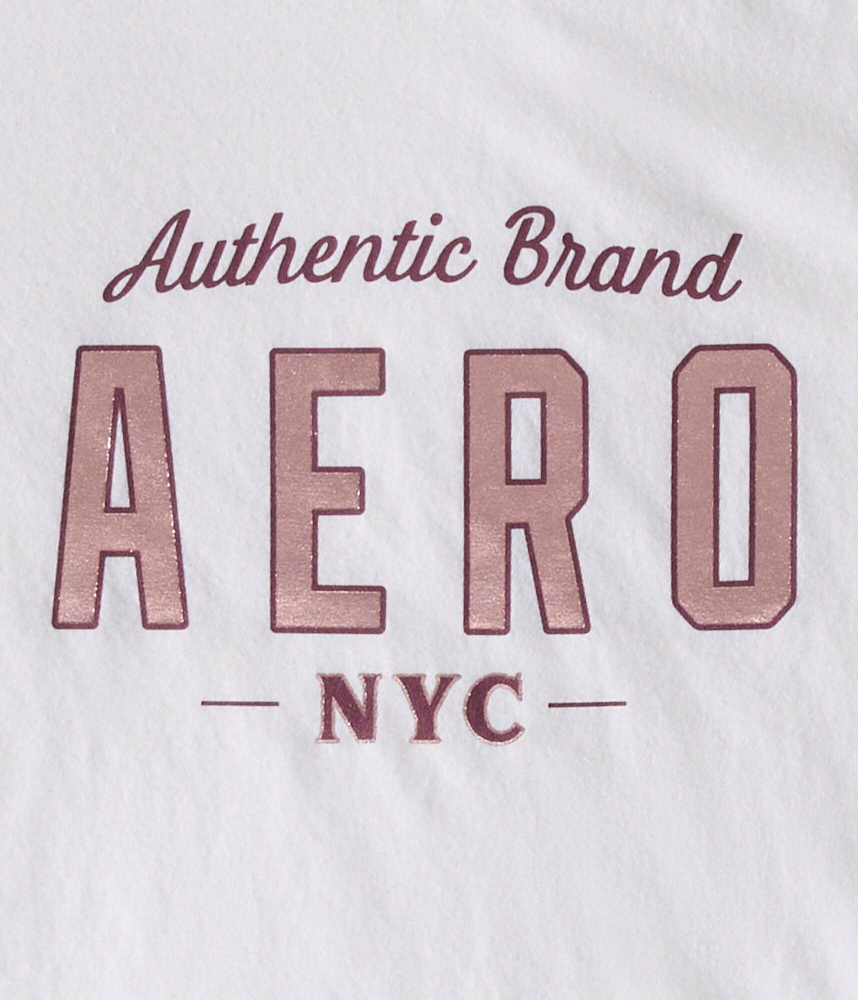 Aero Authentic Brand Foil Graphic Tee