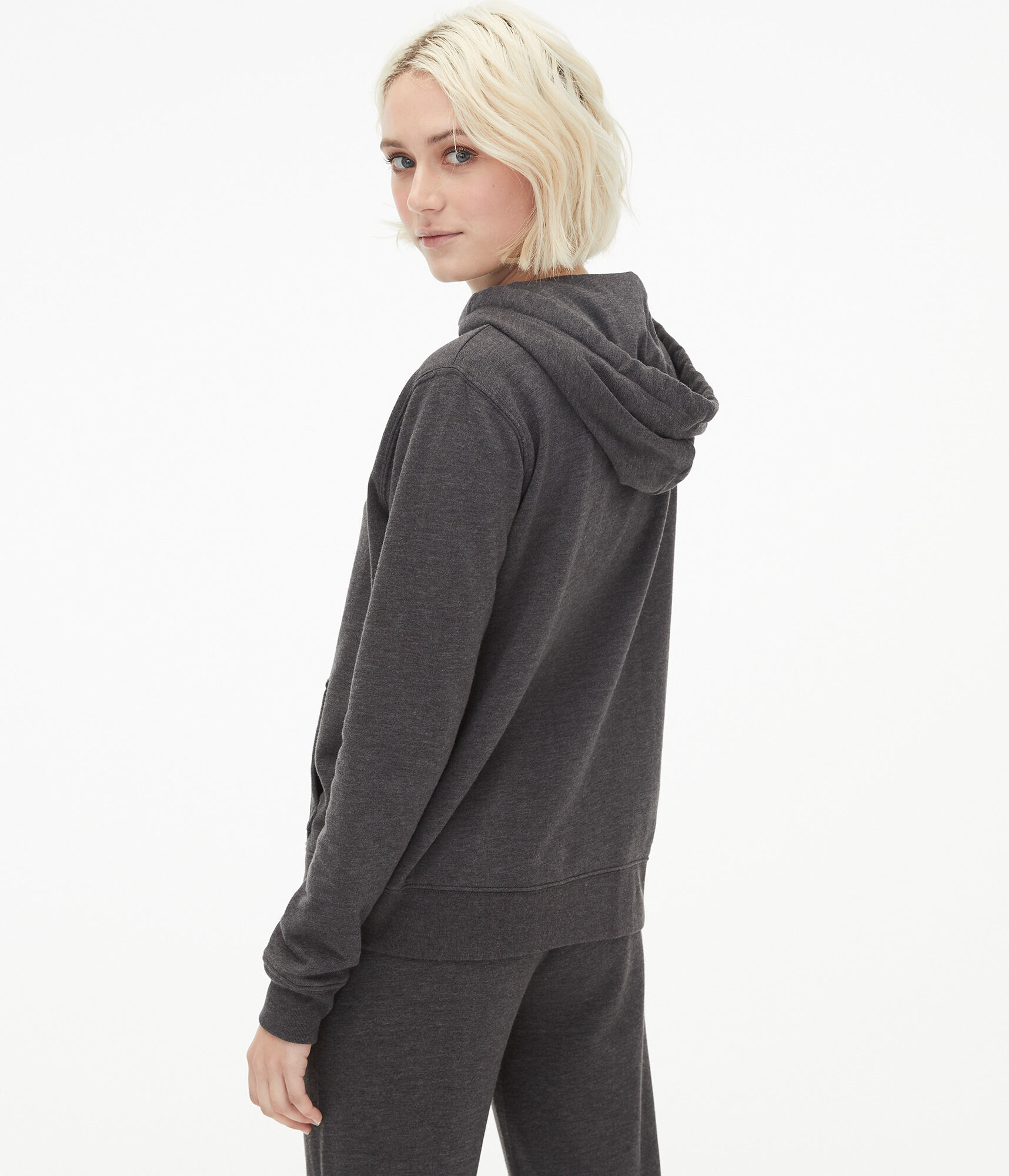 Aeropostale New York Flowers Pullover Hoodie