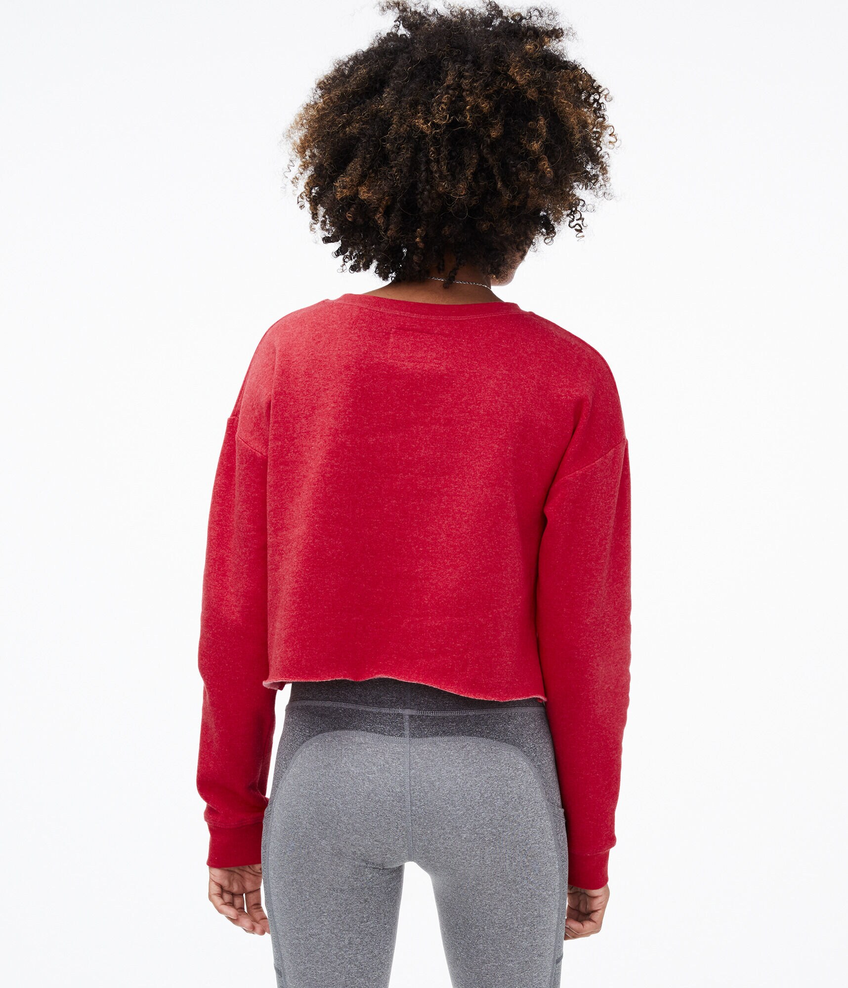 Santa's Favorite Cropped Crew Sweatshirt