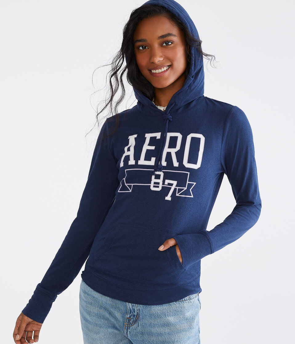 Long Sleeve Aero 87 Hooded Graphic Tee
