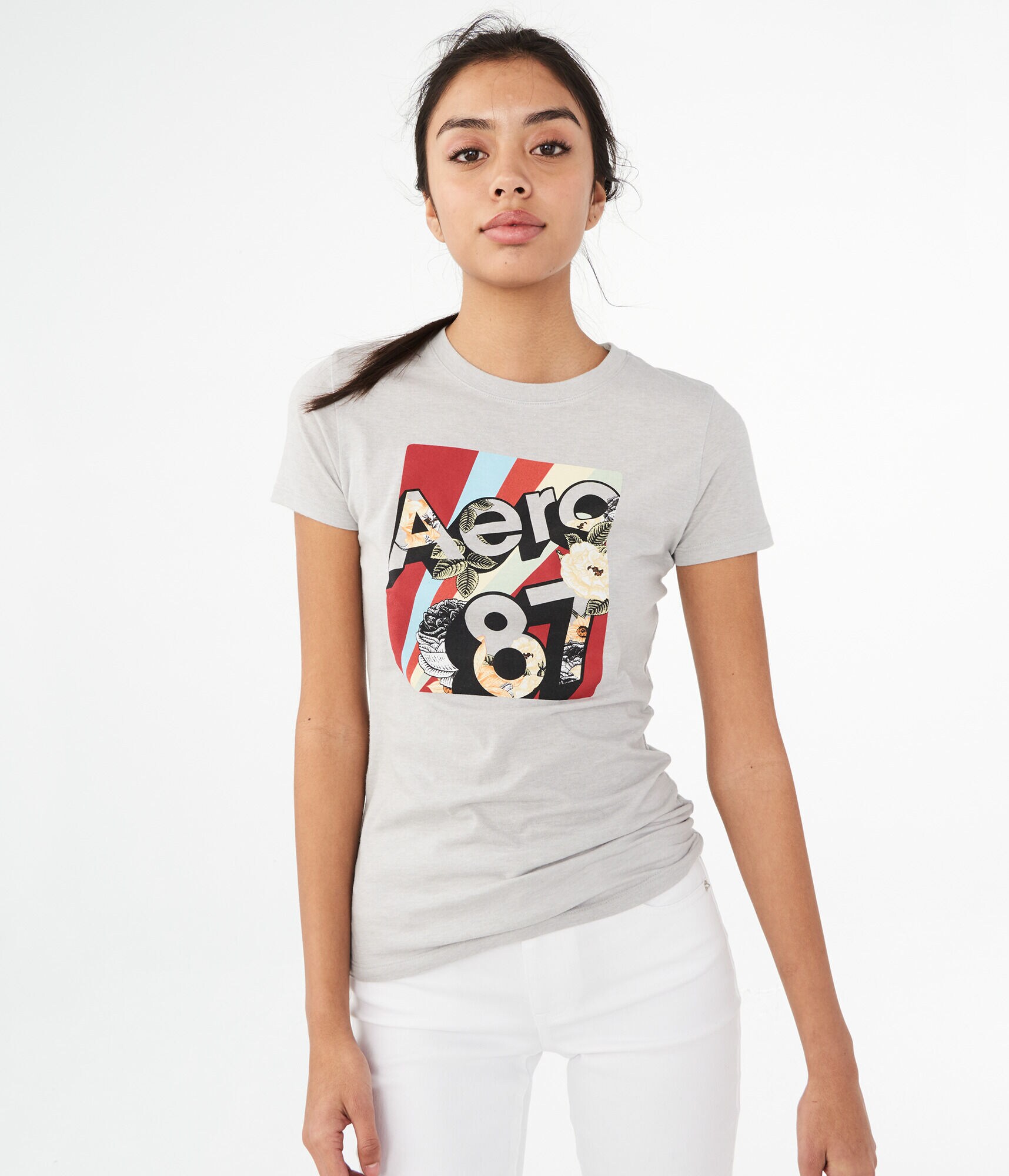 3D Aero 87 Floral Graphic Tee