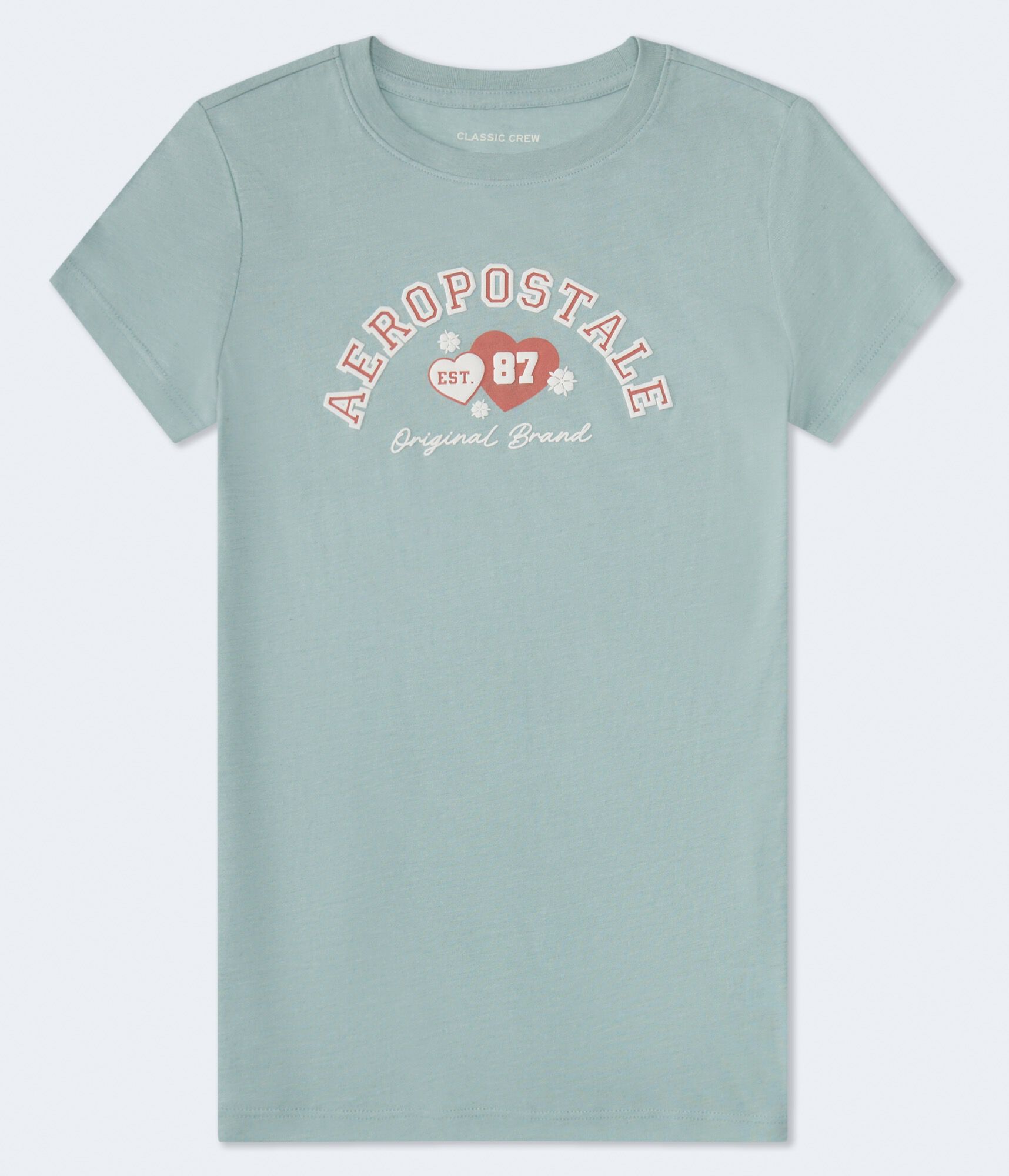 Aeropostale 87 Hearts Graphic Tee