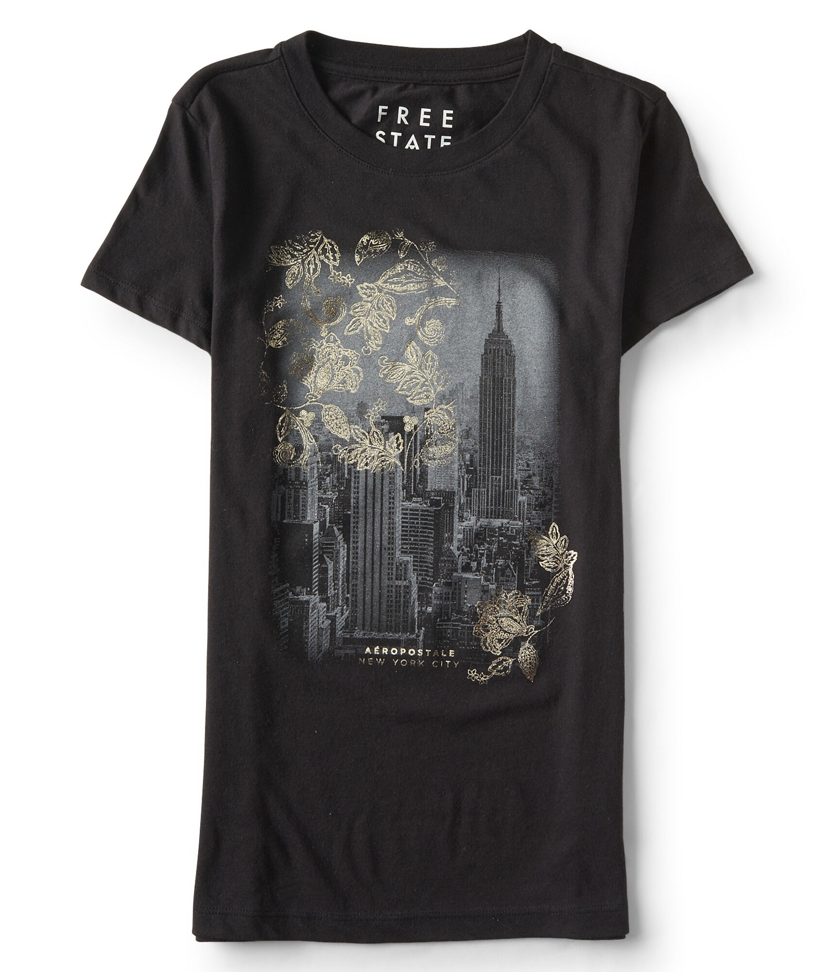 Free State Floral City Scene Graphic Tee