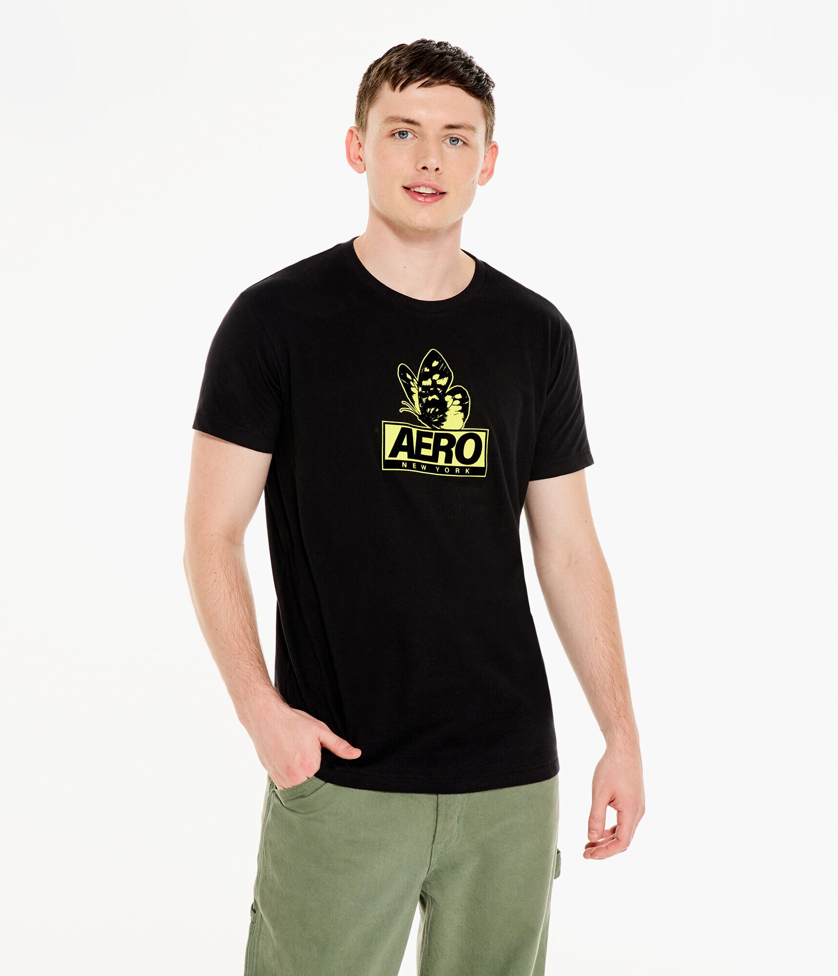 Aero Butterfly Box Logo Graphic Tee