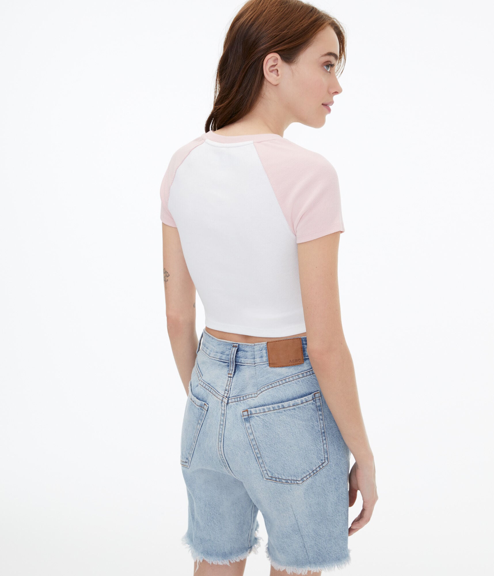 tシャツ GLITTER BUTTERFLY RAGLAN S/S BABY TEE レディース GLITTER BUTTERFLY RAGLAN S/S BABY TEE – calif（カリフ）公式
