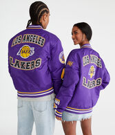 Los Angeles Lakers Basketball Bomber Jacket