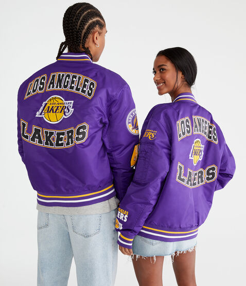 Los Angeles Lakers Basketball Bomber Jacket