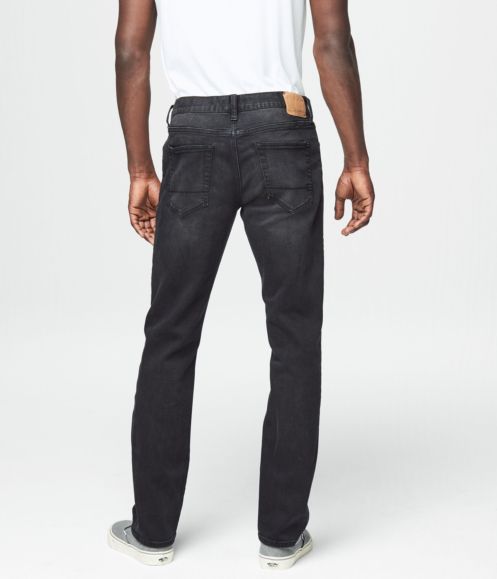 Slim Straight Black Wash Reflex Jean