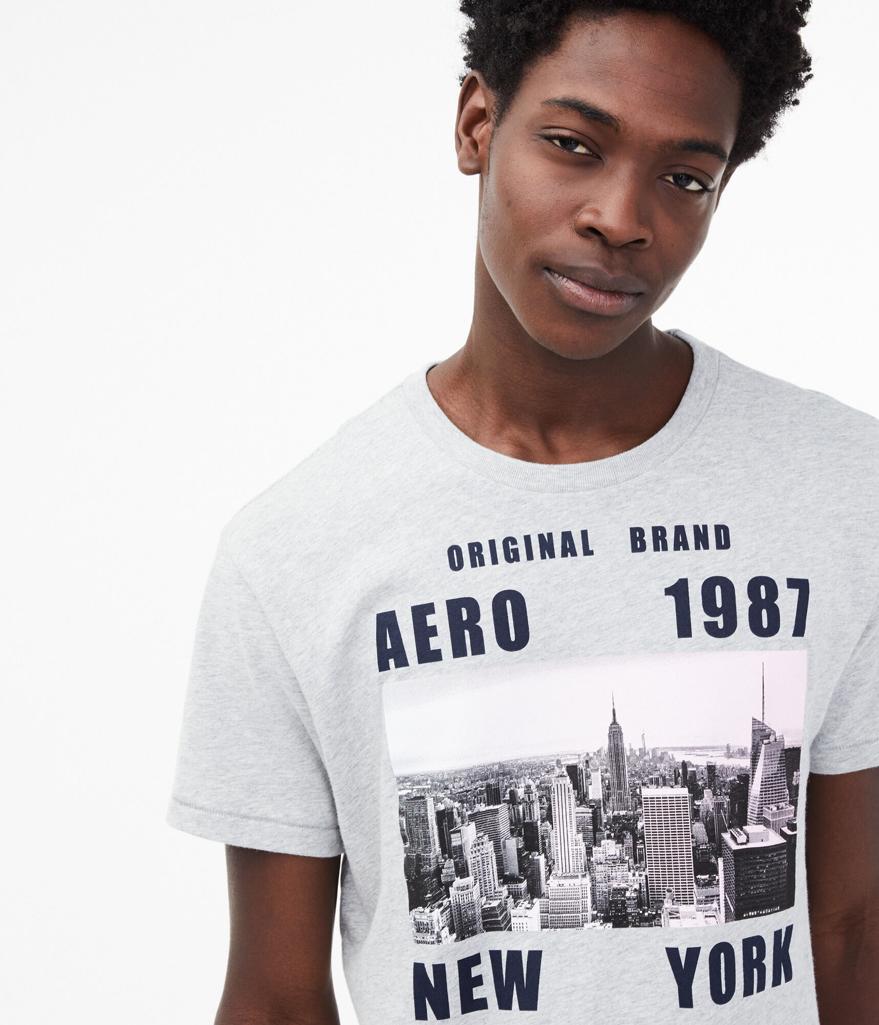 Aero Original Brand Skyline Graphic Tee