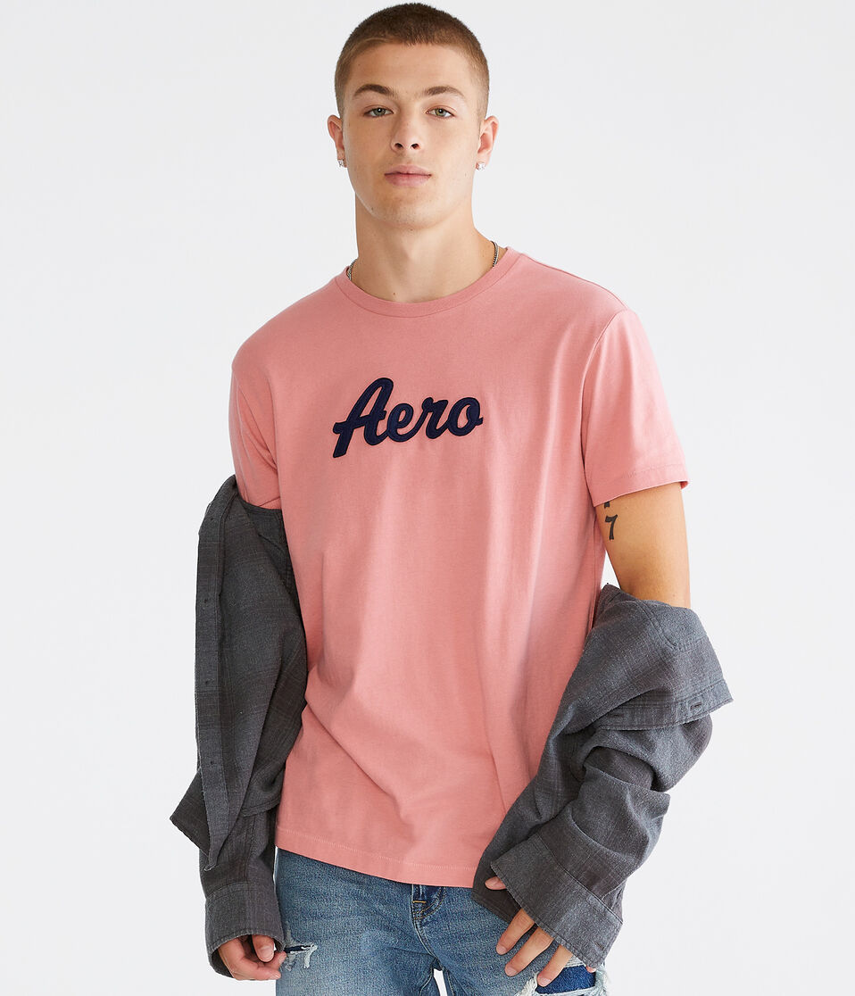 Aero Script Appliqué Graphic Tee