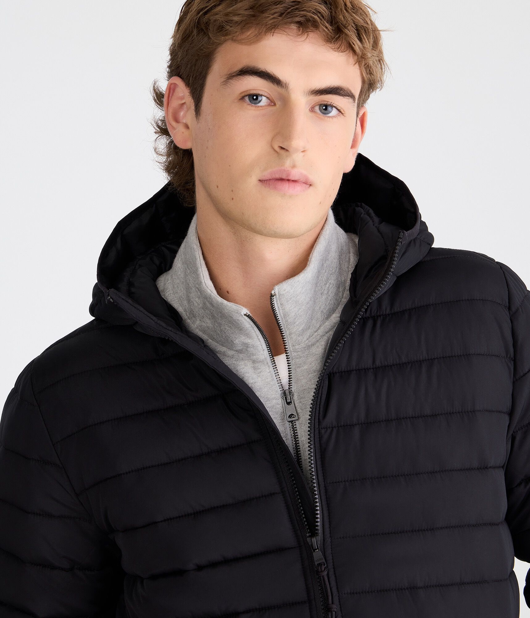 Hooded Midweight Puffer Jacket
