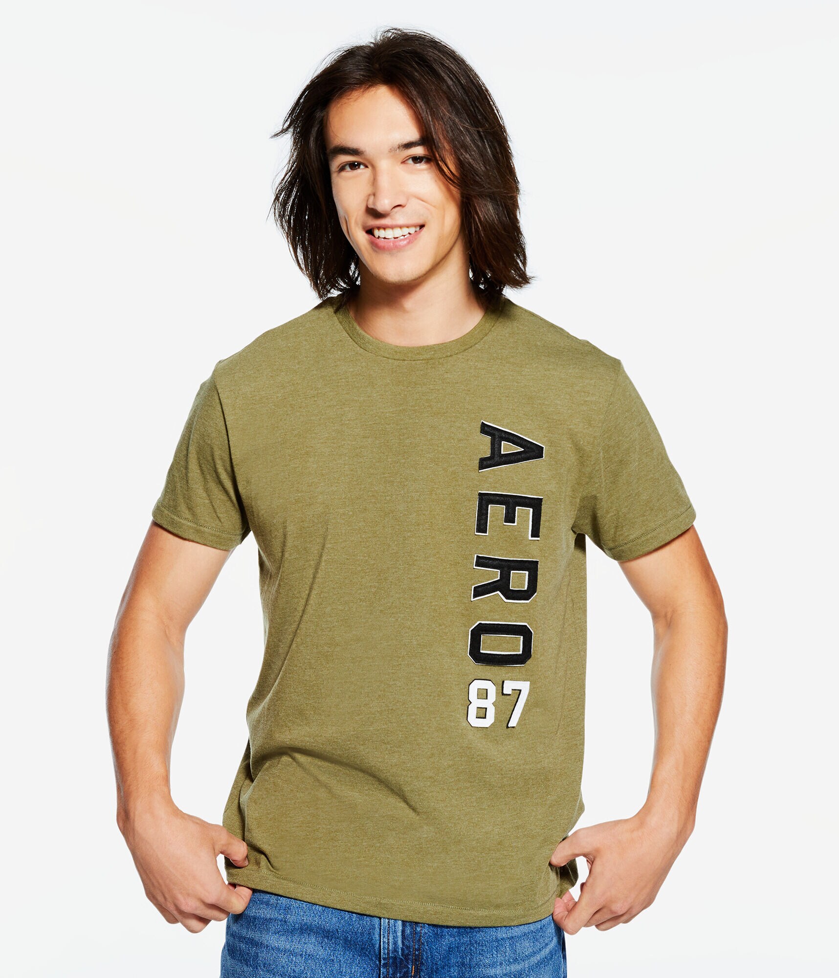 Aero 87 Vertical Appliqu&eacute; Graphic Tee