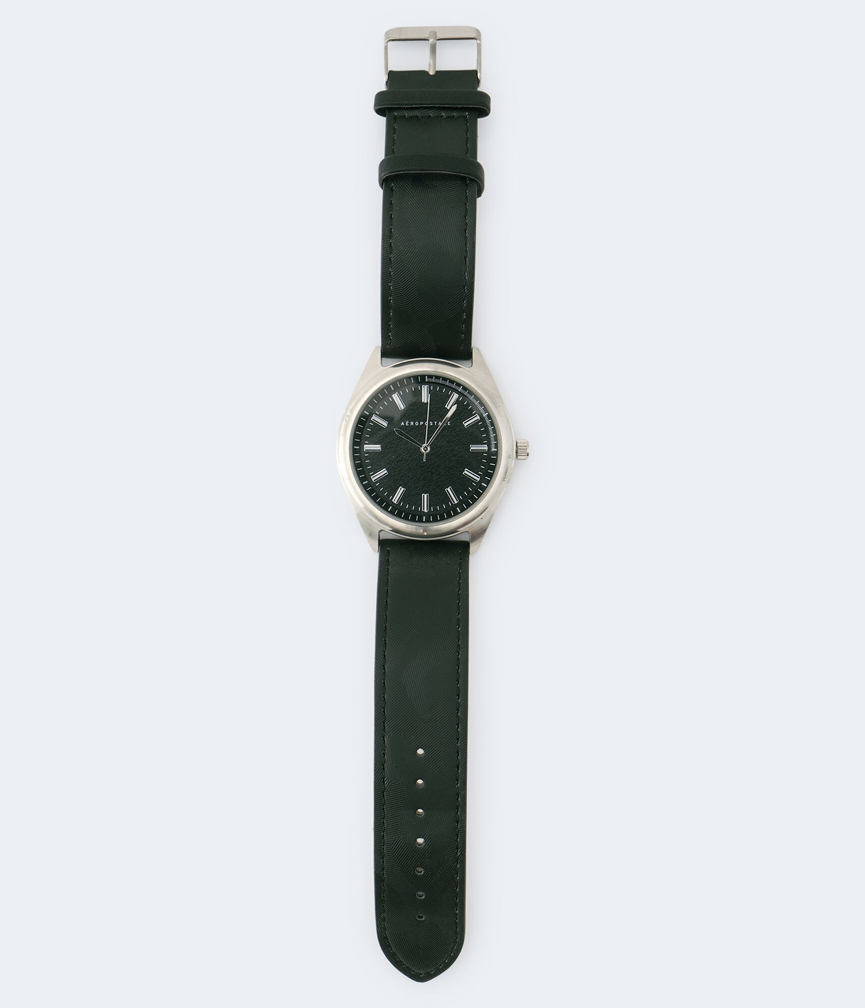 Faux Leather Analog Watch***